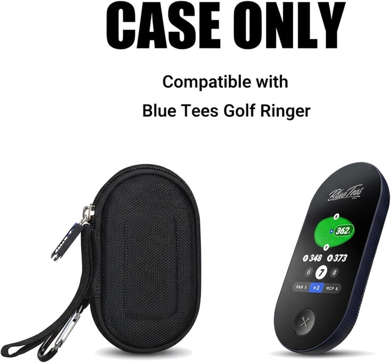worfty Case for Blue Tees Golf Ringer - Hard Protective Travel Carrying Storage Bag (Black) - Image 2